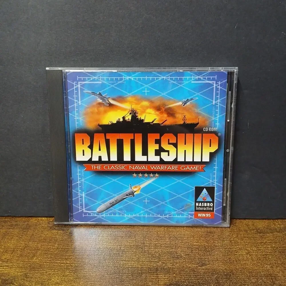 Hasbro : Battleship - Naval Warfare Game | PC CD ROM, 1997, Hasbro